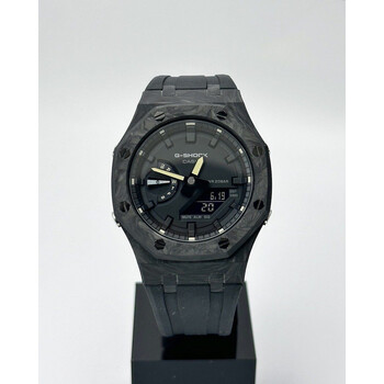 Custom Original G-Shock GA2100 Mod • Black Forged Carbon • 42mm